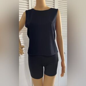 Casual Corner Black Sleeveless Tank Top